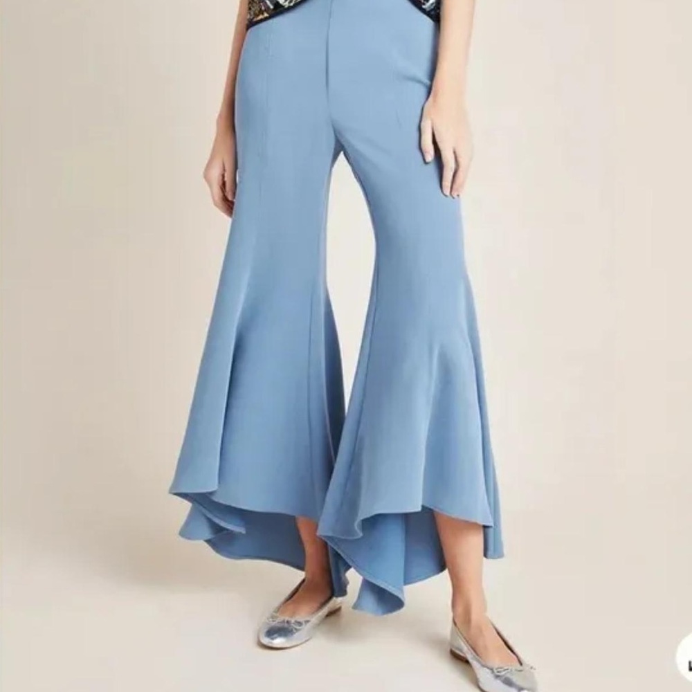 NWT Anthropologie Blue Flared Pants